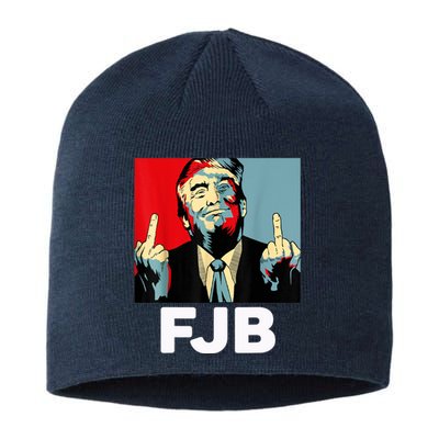 Pro America F Biden FJB , Trump Middle Figure Sustainable Beanie