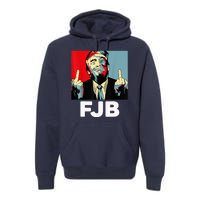 Pro America F Biden FJB , Trump Middle Figure Premium Hoodie