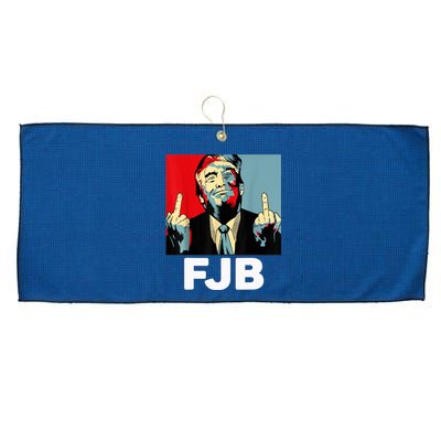 Pro America F Biden FJB , Trump Middle Figure Large Microfiber Waffle Golf Towel