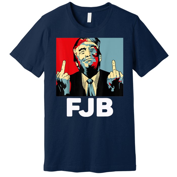 Pro America F Biden FJB , Trump Middle Figure Premium T-Shirt