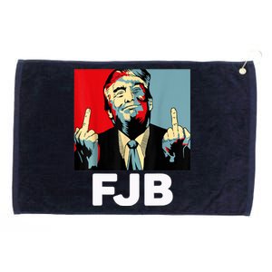 Pro America F Biden FJB , Trump Middle Figure Grommeted Golf Towel