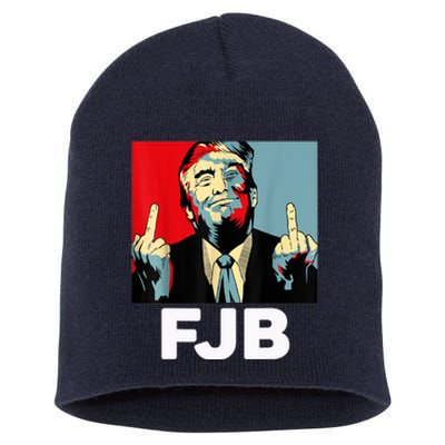 Pro America F Biden FJB , Trump Middle Figure Short Acrylic Beanie