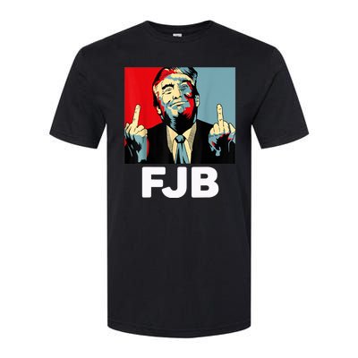 Pro America F Biden FJB , Trump Middle Figure Softstyle CVC T-Shirt