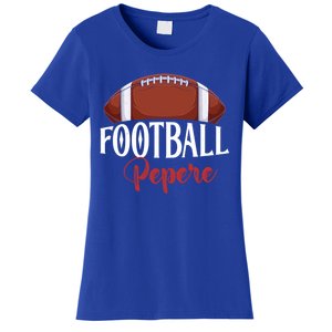 Proud American Football Pepere Funny Gift For FatherS Day Gift Women's T-Shirt