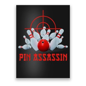 Pin Assassin Funny Bowling Poster