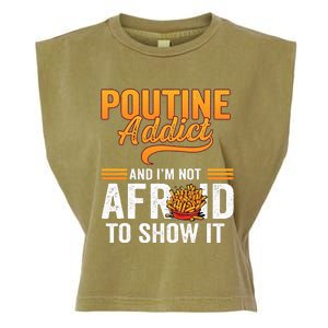 Poutine Addict Foodie Statement Canadian Cuisine  Garment-Dyed Women's Muscle Tee