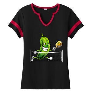 Pickleball Art For Women Pickle Ball Ladies Halftime Notch Neck Tee