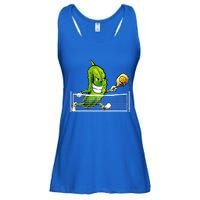 Pickleball Art For Women Pickle Ball Ladies Essential Flowy Tank