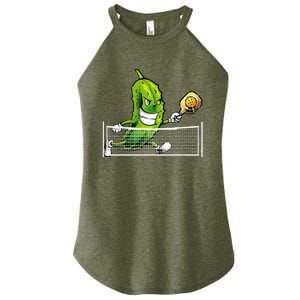 Pickleball Art For Women Pickle Ball Women's Perfect Tri Rocker Tank