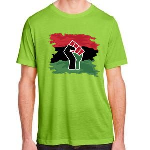 Pan African Flag Black Fist U.N.I.A. Flag Adult ChromaSoft Performance T-Shirt