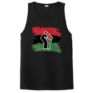 Pan African Flag Black Fist U.N.I.A. Flag PosiCharge Competitor Tank