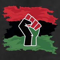 Pan African Flag Black Fist U.N.I.A. Flag Golf Towel