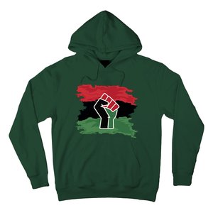 Pan African Flag Black Fist U.N.I.A. Flag Hoodie