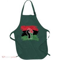 Pan African Flag Black Fist U.N.I.A. Flag Apron