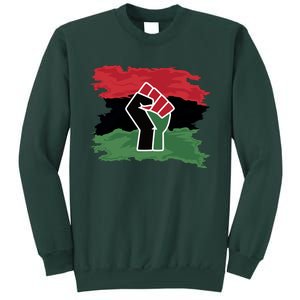 Pan African Flag Black Fist U.N.I.A. Flag Sweatshirt