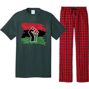 Pan African Flag Black Fist U.N.I.A. Flag Pajama Set