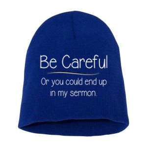 Pastor Appreciation Funny Gift Funny Gift For Clergy Minister Cute Gift Short Acrylic Beanie