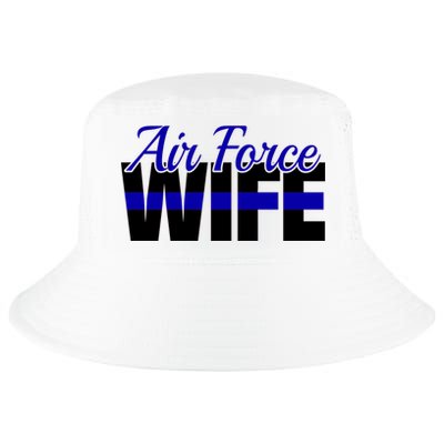 Proud Air Force Wife Gift Usaf Patriotic Military Family Funny Gift Cool Comfort Performance Bucket Hat