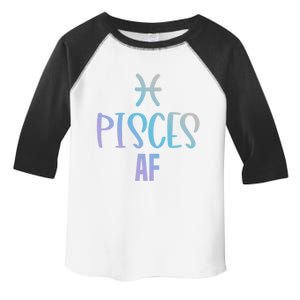 Pisces Af Funny Zodiac Sign Pisces Astrology Sign Gift Toddler Fine Jersey T-Shirt