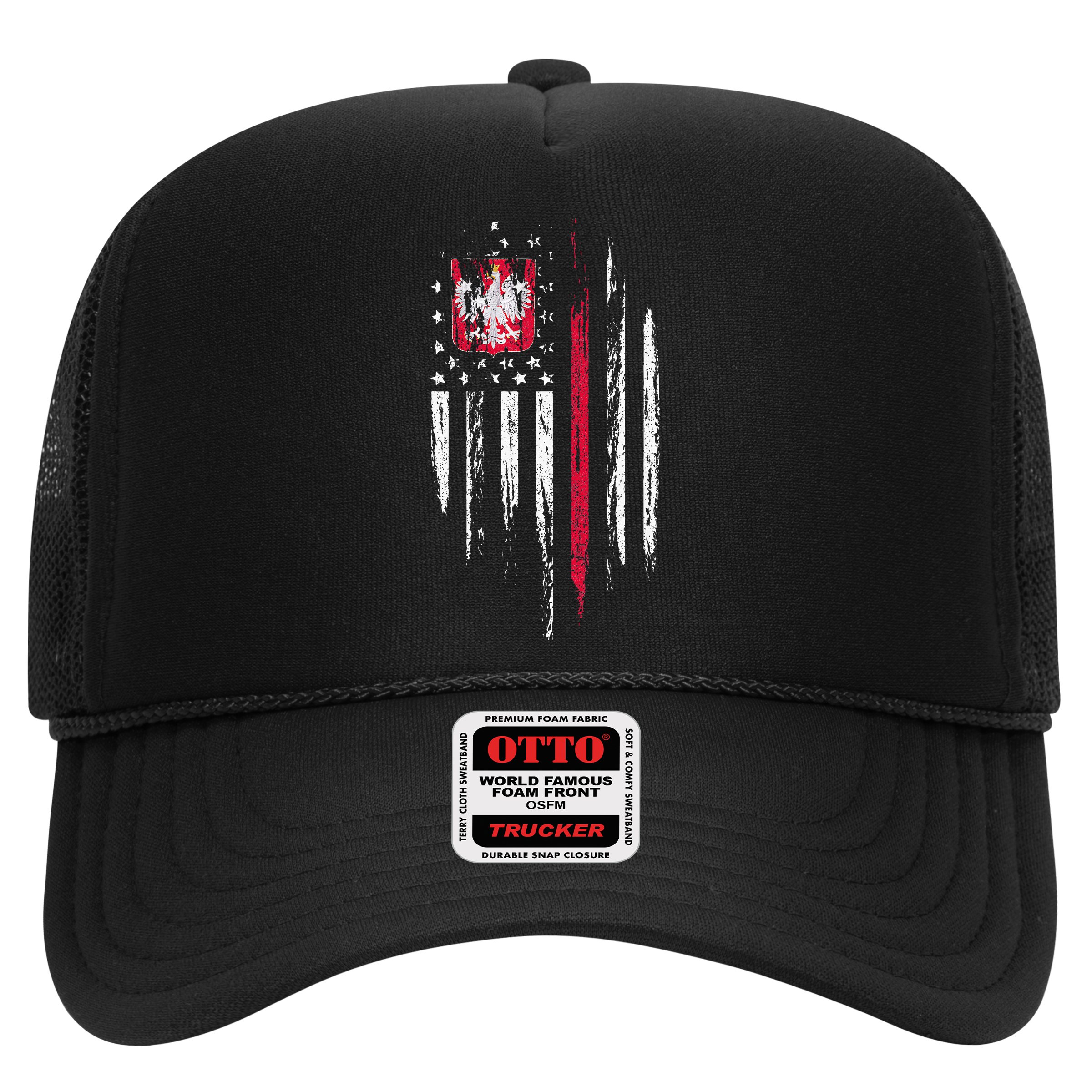 Polish American Flag Combo Poland Usa Polska Hat