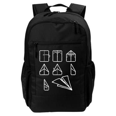 Paper Airplane Folding Instruction Gift Backpack