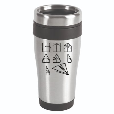 Paper Airplane Folding Instruction Gift 16oz Travel Tumbler