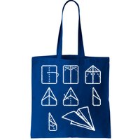 Paper Airplane Folding Instruction Gift Bag