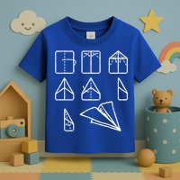 Paper Airplane Folding Instruction Gift Toddler T-Shirt