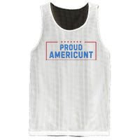 Proud Americunt Funny American 4 Of July Mesh Reversible Basketball Jersey Tank