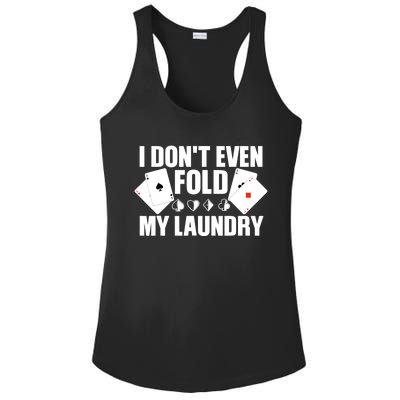 Poker Art For Poker Lover Casino Gambler Players Ladies PosiCharge Competitor Racerback Tank