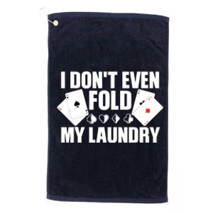 Poker Art For Poker Lover Casino Gambler Players Platinum Collection Golf Towel