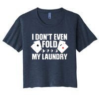 Poker Art For Poker Lover Casino Gambler Players Women's Crop Top Tee