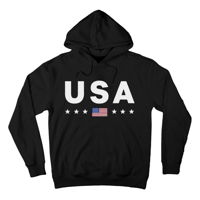 Patriotic American Flag 4th Of July Hoodie