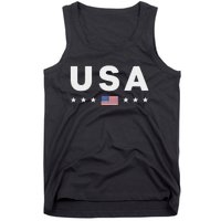 Patriotic American Flag 4th Of July Tank Top