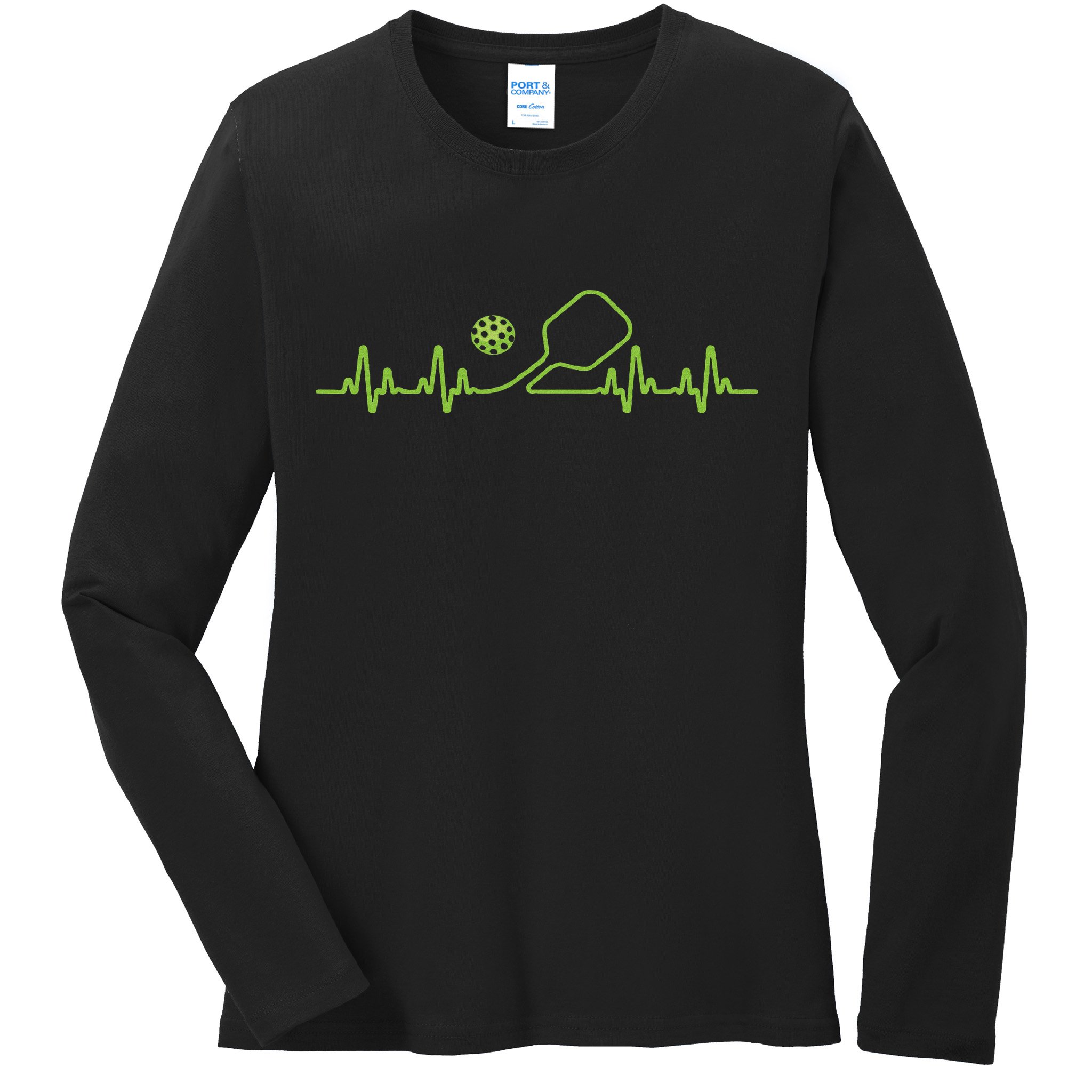 Pickleball Art For Women Pickle Ball Pickleball Lover Ladies Long Sleeve Shirt