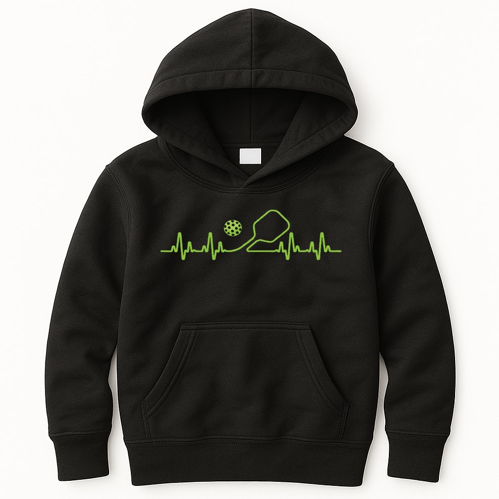 Pickleball Art For Women Pickle Ball Pickleball Lover Kids Hoodie
