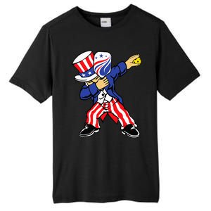 Pickleball American Flag 4th of July Uncle Sam Dabbing Tall Fusion ChromaSoft Performance T-Shirt