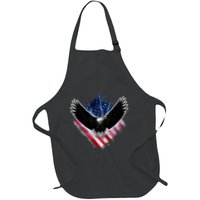 Patriotic American Flag Bald Eagle Apron