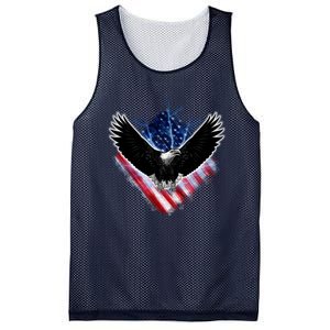 Patriotic American Flag Bald Eagle Mesh Reversible Basketball Jersey Tank