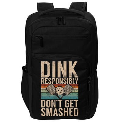 Pickleball Accessories Funny Slogan Pickleball Impact Tech Backpack