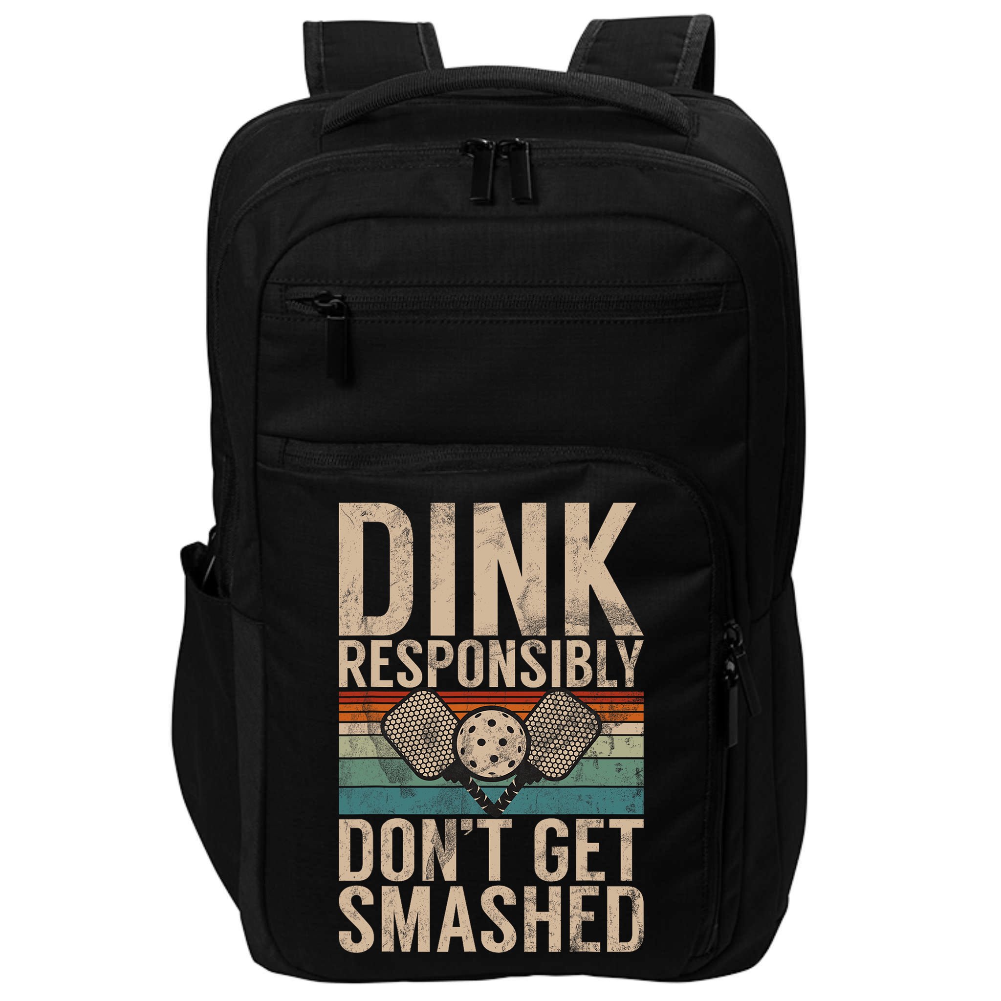 Pickleball Accessories Funny Slogan Pickleball Impact Tech Backpack