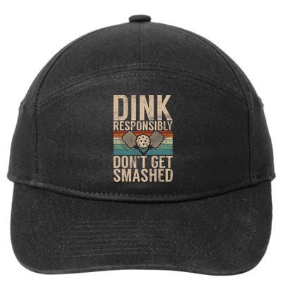 Pickleball Accessories Funny Slogan Pickleball 7-Panel Snapback Hat