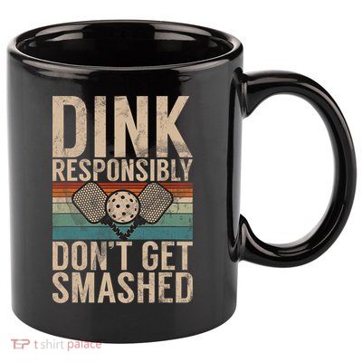 Pickleball Accessories Funny Slogan Pickleball 11oz C Handle Ceramic Mug