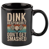 Pickleball Accessories Funny Slogan Pickleball 11oz C Handle Ceramic Mug