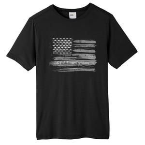 Patriotic, American Flag Design By G.O.A.T. Country Clothing Tall Fusion ChromaSoft Performance T-Shirt