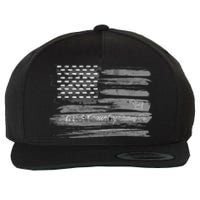 Patriotic, American Flag Design By G.O.A.T. Country Clothing Wool Snapback Cap