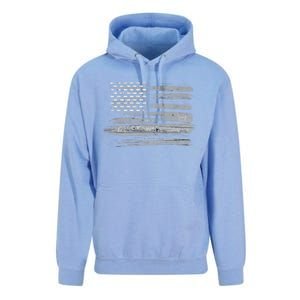 Patriotic, American Flag Design By G.O.A.T. Country Clothing Unisex Surf Hoodie