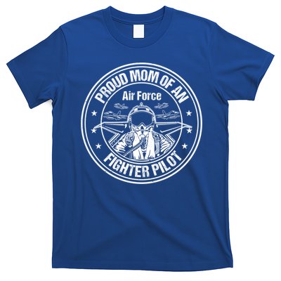 Proud Air Force Mom Fighter Pilot Design Cool Gift T-Shirt