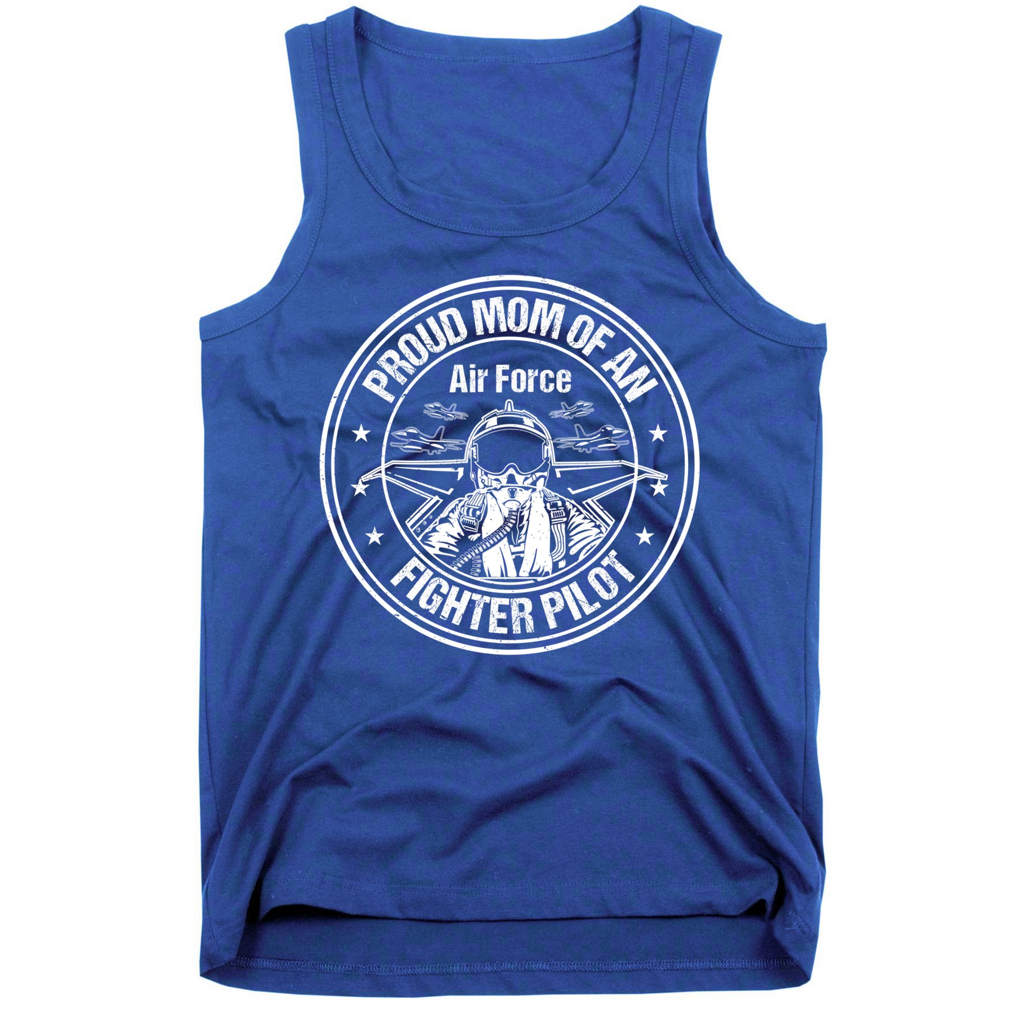 Proud Air Force Mom Fighter Pilot Design Cool Gift Tank Top