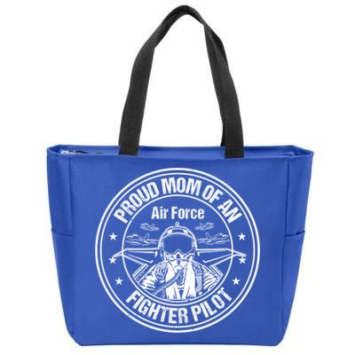 Proud Air Force Mom Fighter Pilot Design Cool Gift Zip Tote Bag